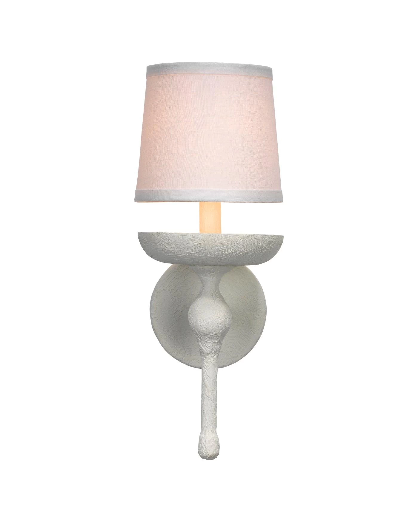 White Plaster Concord Wall Sconce 3 White Plaster Concord Wall Sconce - Image 3