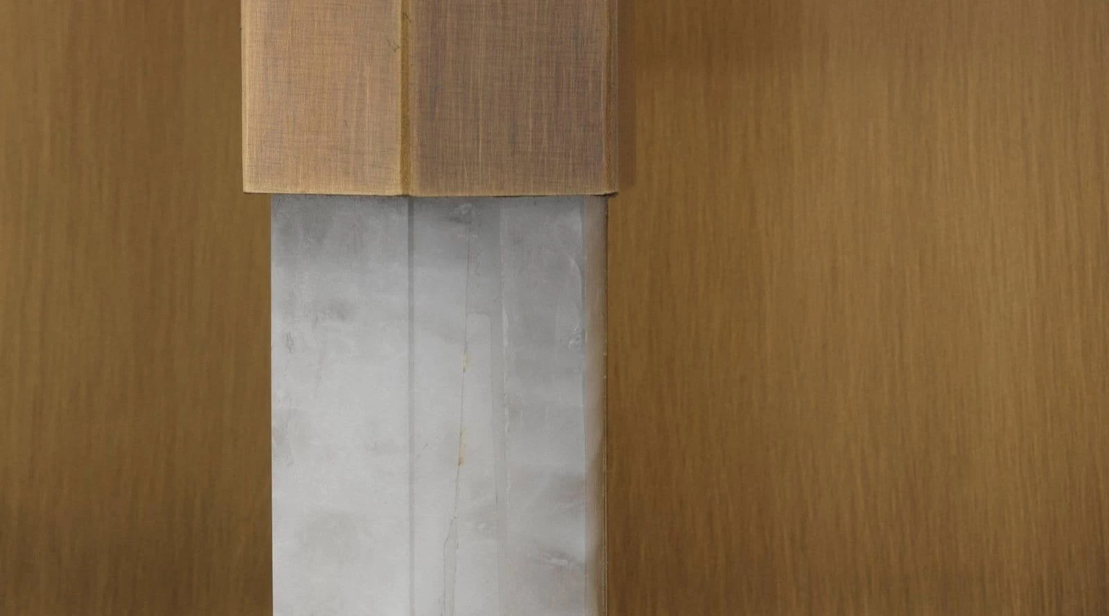 White Quartz Stone Roman Hexagon Wall Sconce 2 White Quartz Stone Roman Hexagon Wall Sconce - Image 2