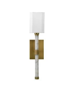 White Quartz Stone Roman Hexagon Wall Sconce 11 White Quartz Stone Roman Hexagon Wall Sconce -Jamie Young Store loomlan white quartz stone roman hexagon wall sconce jamie young wall sconces 4 33037942685909