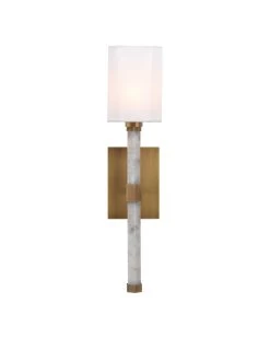 White Quartz Stone Roman Hexagon Wall Sconce 12 White Quartz Stone Roman Hexagon Wall Sconce -Jamie Young Store loomlan white quartz stone roman hexagon wall sconce jamie young wall sconces 5 33037943111893