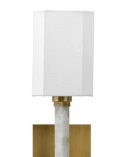 White Quartz Stone Roman Hexagon Wall Sconce 15 White Quartz Stone Roman Hexagon Wall Sconce -Jamie Young Store loomlan white quartz stone roman hexagon wall sconce jamie young wall sconces 8 33037944422613