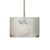 White Resin Elancourt Pendant