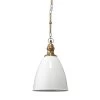 White Tavern Pendant Light Over Island