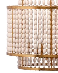 White Wood Beads Pacific Beaded Chandelier 12 White Wood Beads Pacific Beaded Chandelier -Jamie Young Store loomlan white wood beads pacific beaded chandelier jamie young chandeliers 4 33037992952021