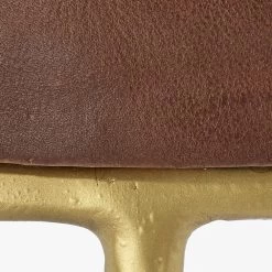 Henry 30 Inch Matte Brown And Brass Bar Stool -Jamie Young Store ls20henbsbr 3