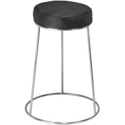 Henry 24 Inch Matte Charcoal And Pewter Counter Stool 9 Henry 24 Inch Matte Charcoal And Pewter Counter Stool -Jamie Young Store ls20hencscha 4