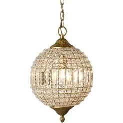 Crystal Orb Pendant Ceiling Light 10 Crystal Orb Pendant Ceiling Light -Jamie Young Store ls5crystclag 4