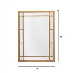 Chelsea 36 X 26 Inch Antique Brass Mirror 7 Chelsea 36 X 26 Inch Antique Brass Mirror -Jamie Young Store ls6chelsab 2