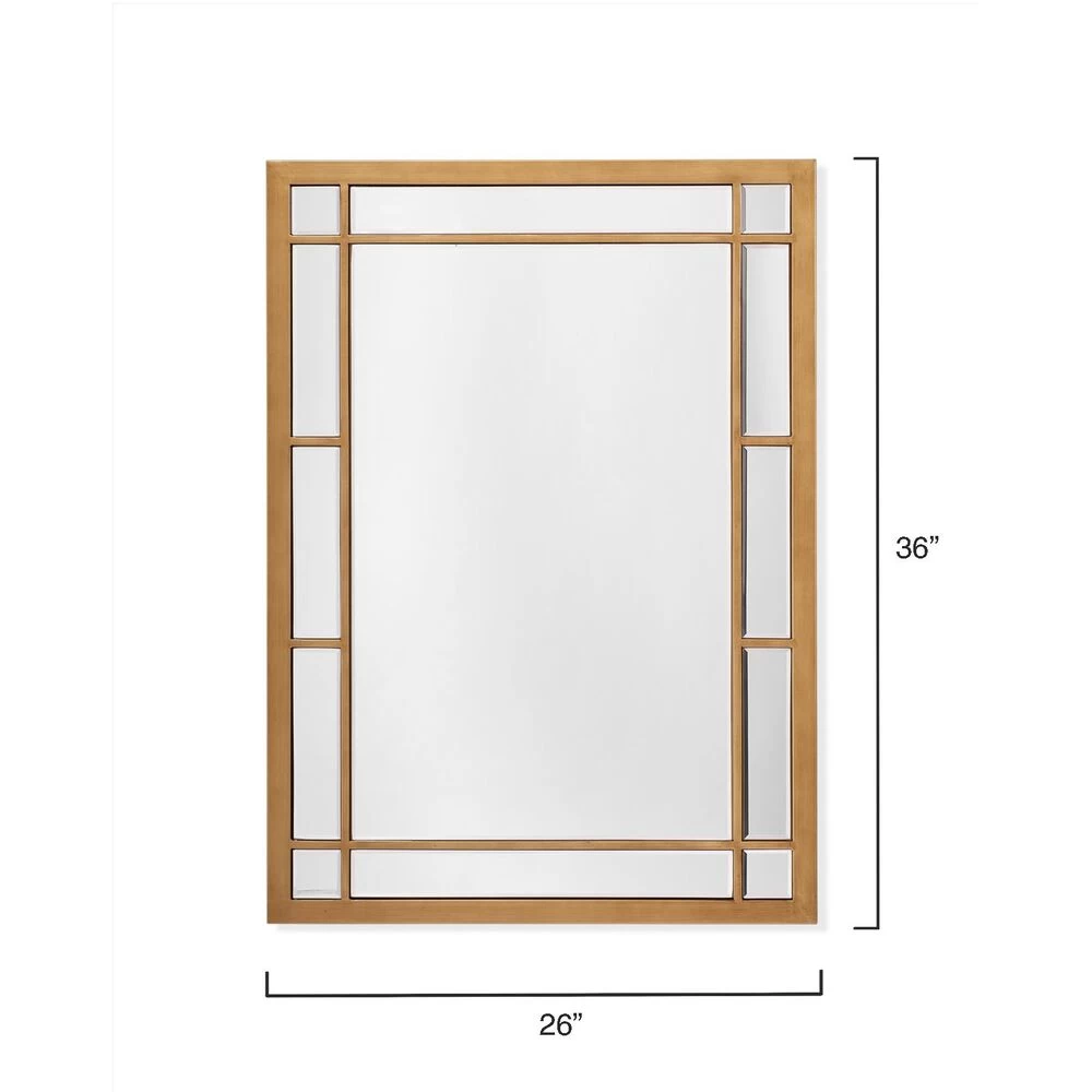 Chelsea 36 X 26 Inch Antique Brass Mirror 3 Chelsea 36 X 26 Inch Antique Brass Mirror - Image 3