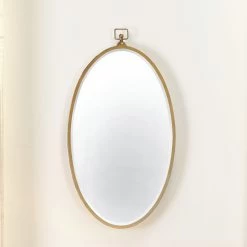 Wade 34 X 19 Inch Antique Brass Mirror -Jamie Young Store ls6wadeab 5
