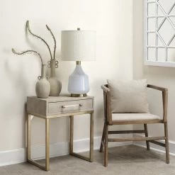 Amelia 24.5 Inch 100.00 Watt Pale Blue Table Lamp Portable Light -Jamie Young Store ls9amelipbbr 4