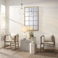 Amelia 24.5 Inch 100.00 Watt White Table Lamp Portable Light -Jamie Young Store ls9ameliwhbr 4