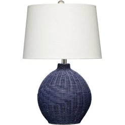 Cape 22 Inch 150.00 Watt Indigo Blue Table Lamp Portable Light