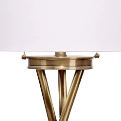 Manny 64 Inch 100.00 Watt Antique Brass Floor Lamp Portable Light -Jamie Young Store ls9mannyflab 3