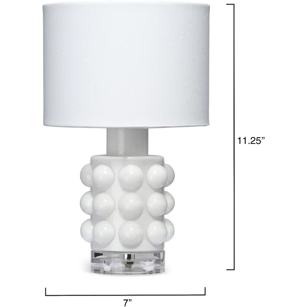 Seltzer 11.25 Inch 25.00 Watt White Table Lamp Portable Light 2 Seltzer 11.25 Inch 25.00 Watt White Table Lamp Portable Light - Image 2